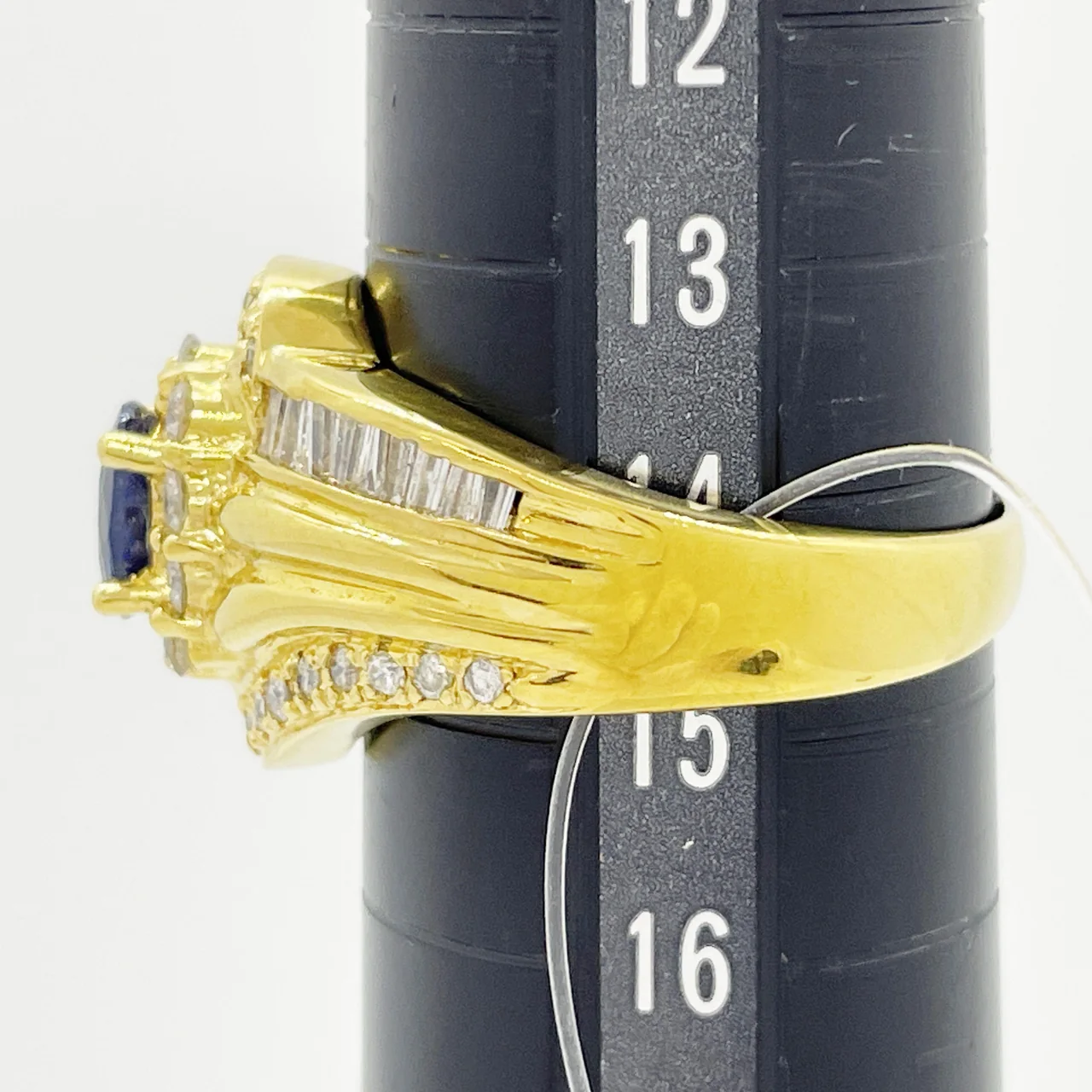 K18 SAPPHIRE RING S0.76CT FD0.78CT 7.6G view 5