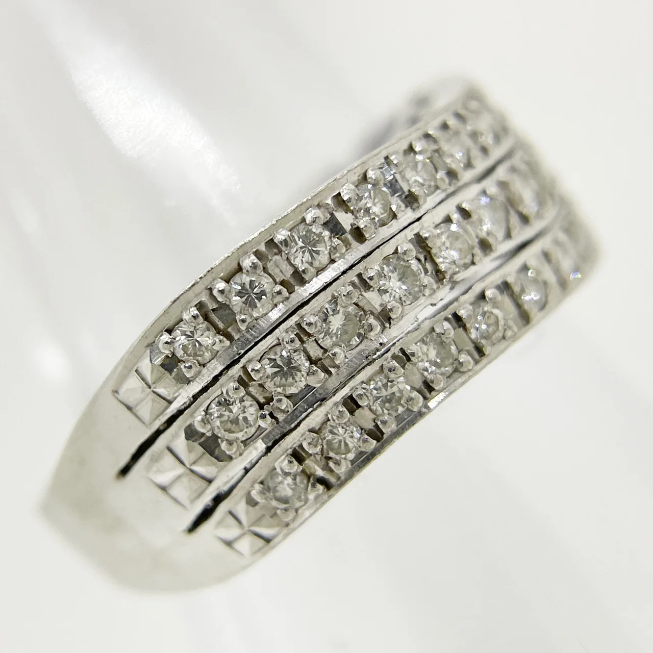 PT900 DIAMOND RING FD0.33CT 5.3G view 4
