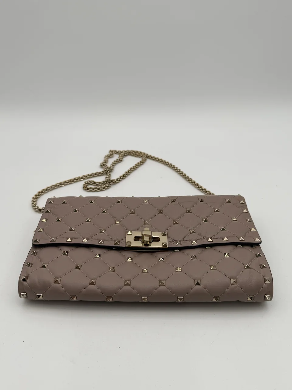 VALENTINO ROCK STUF CHAIN BAG (PINK) view 6