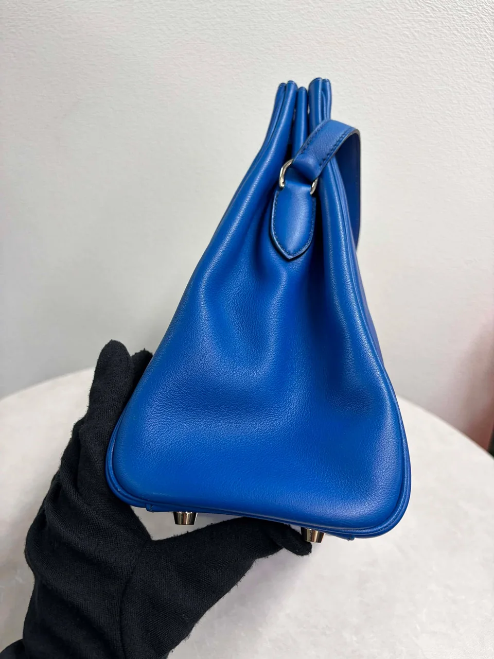 HERMES KELLY SPORTS MM (SWIFT, BLUE, □E STAMP) view 8