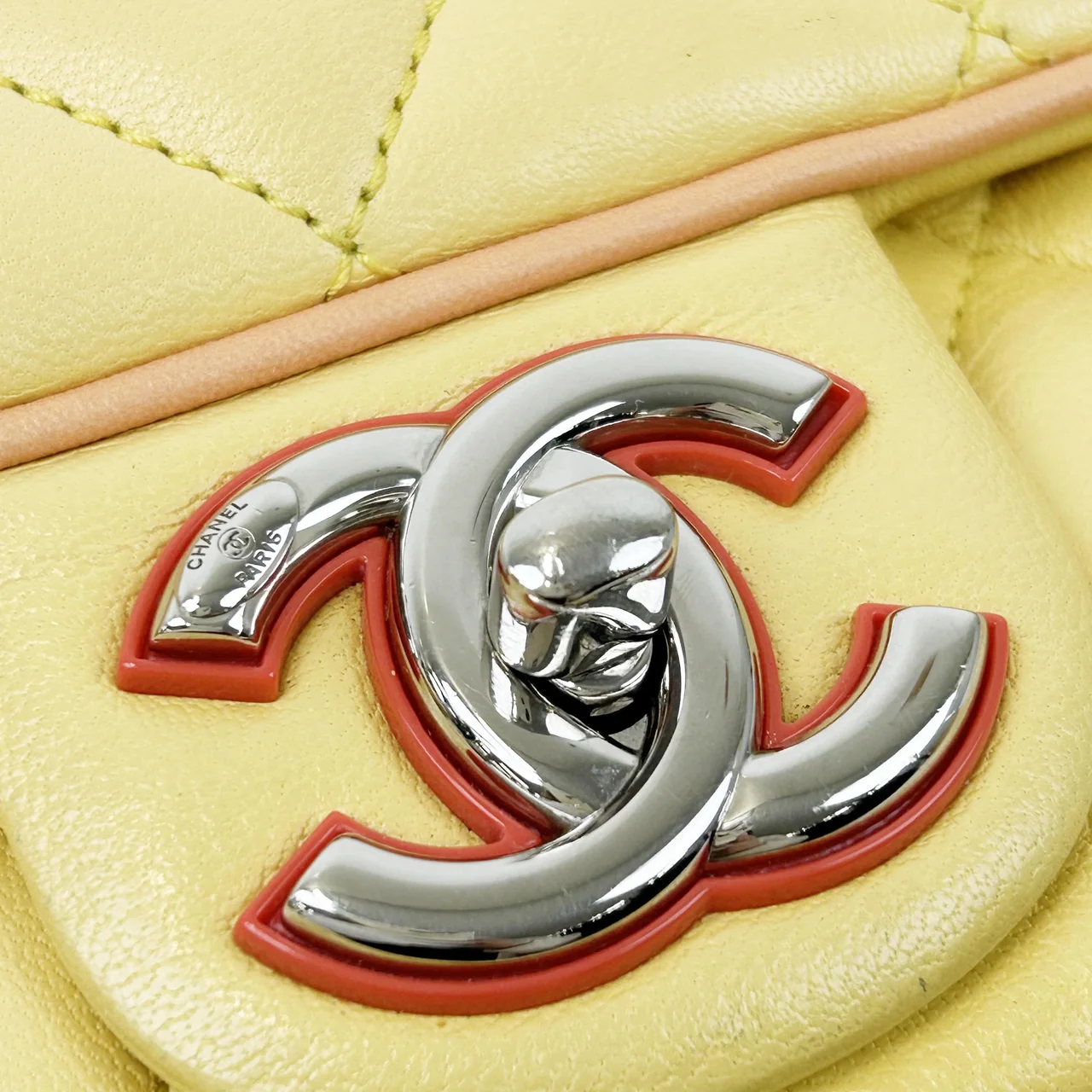 CHANEL LAMB SKIN CHAIN SHOULDER BAG view 11
