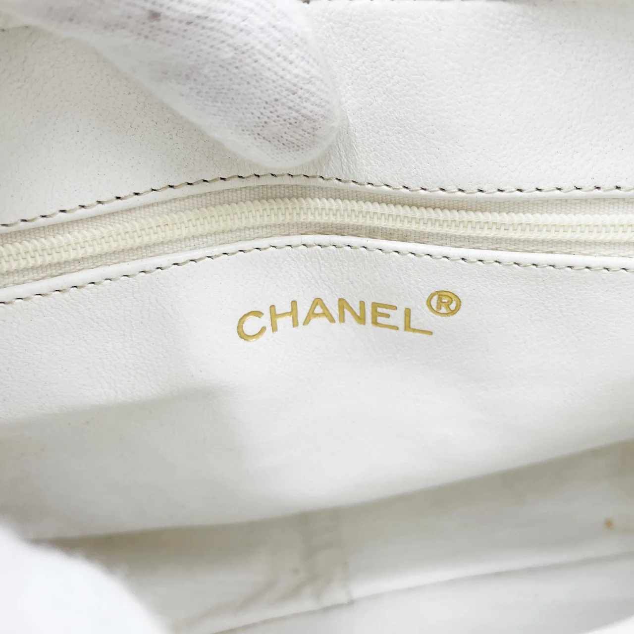 CHANEL OSTRICH CHAIN SHOULDER BAG (5 SERIAL CODE) view 10
