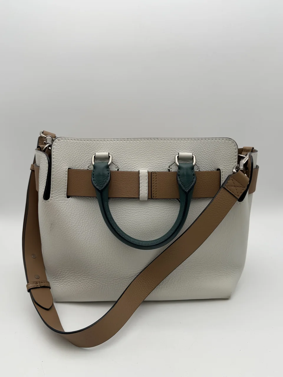 BURBERRY TWO-WAY BAG (BROWN) view 4