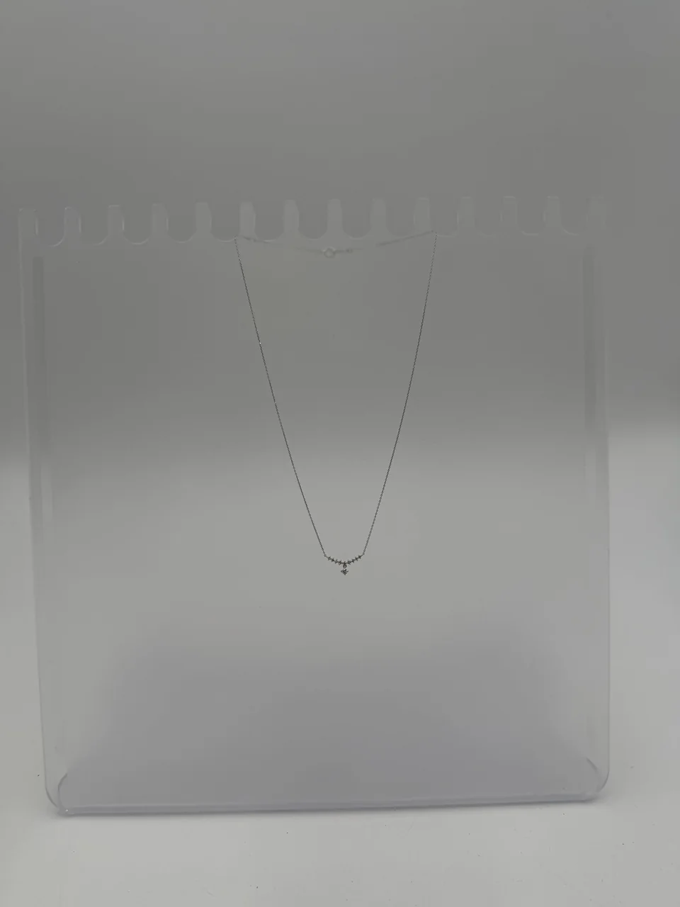K18WG DIAMOND NECKLACE FD0.20CT 1.3G hover