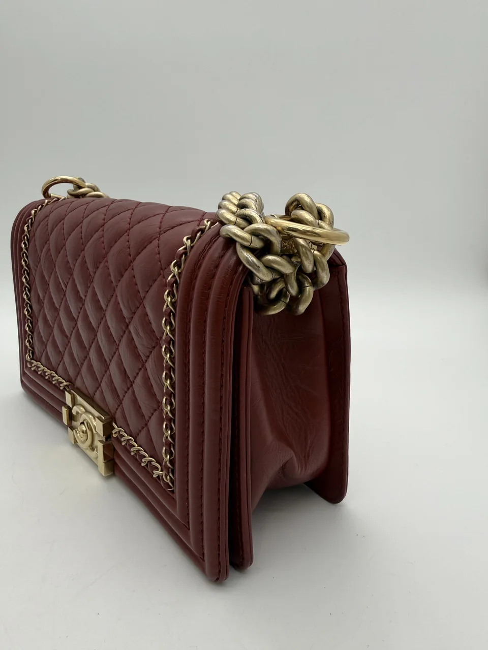 CHANEL CALF SKIN LE BOY view 5