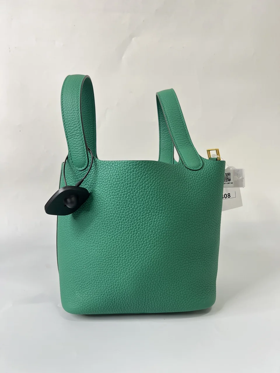 HERMES PICOTIN LOCK PM (TOGO, VERT VERTIGO, K STAMP) view 7