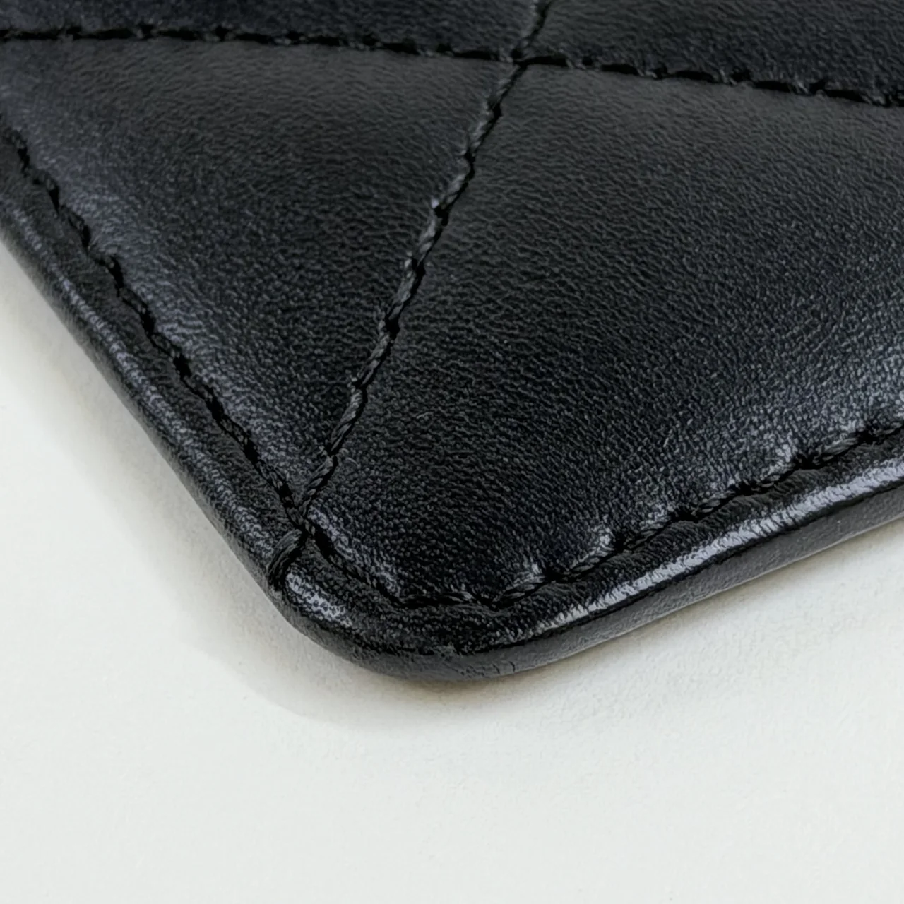 CHANEL CALF SKIN CAMBON CARD CASE view 4