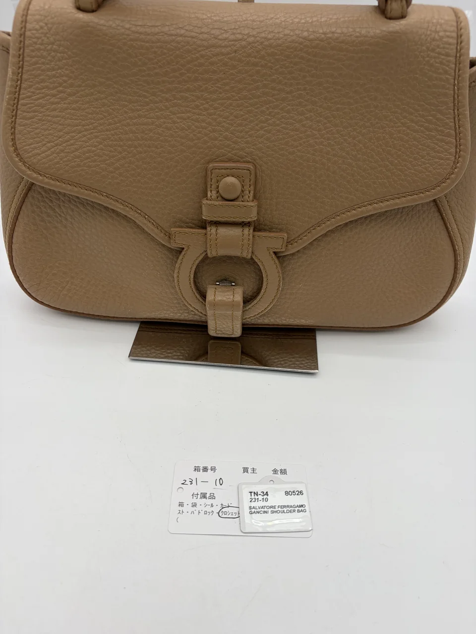 SALVATORE FERRAGAMO GANCINI SHOULDER BAG view 8
