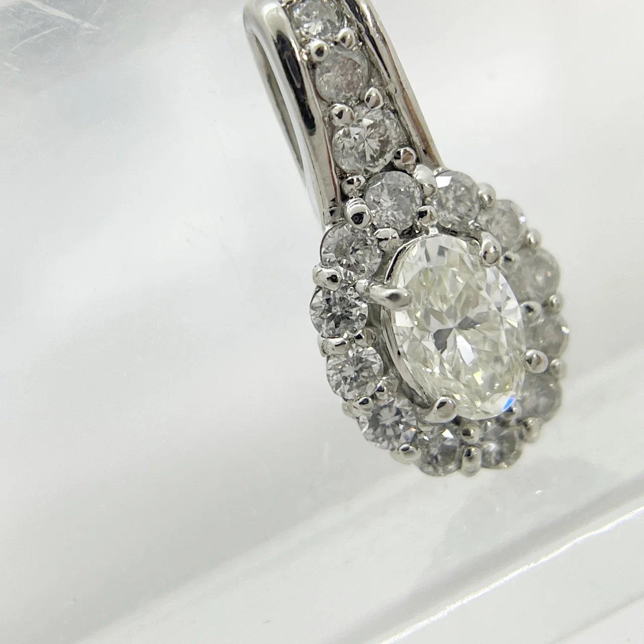 PT900 DIAMOND PENDANT D0.229CT FD0.18CT 1.2G view 5