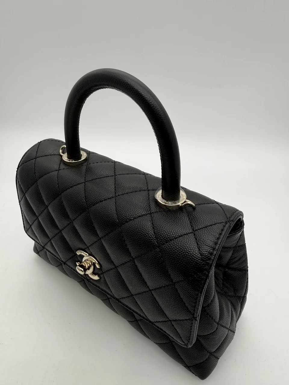CHANEL CAVIAR COCO MARK SHOULDER BAG view 11