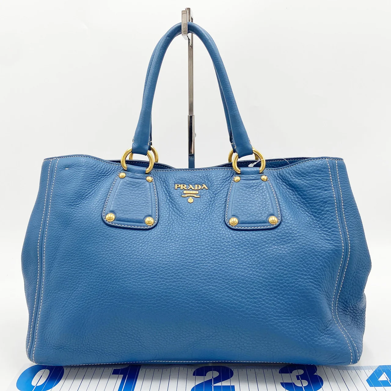 PRADA SAFFIANO TOTE BAG (BLUE)