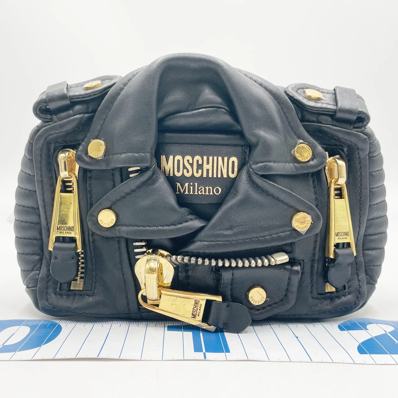 MOSCHINO WAIST POUCH (BLACK) view 11