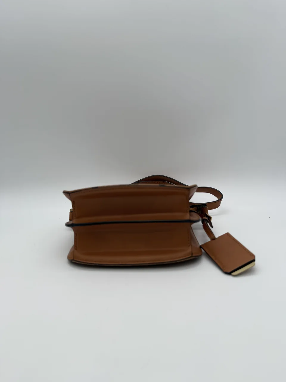MCM STUDS SHOULDER BAG (BROWN) view 6