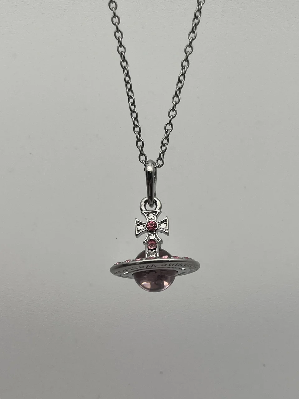 VIVIENNE WESTWOOD ORB NECKLACE (PINK) view 7
