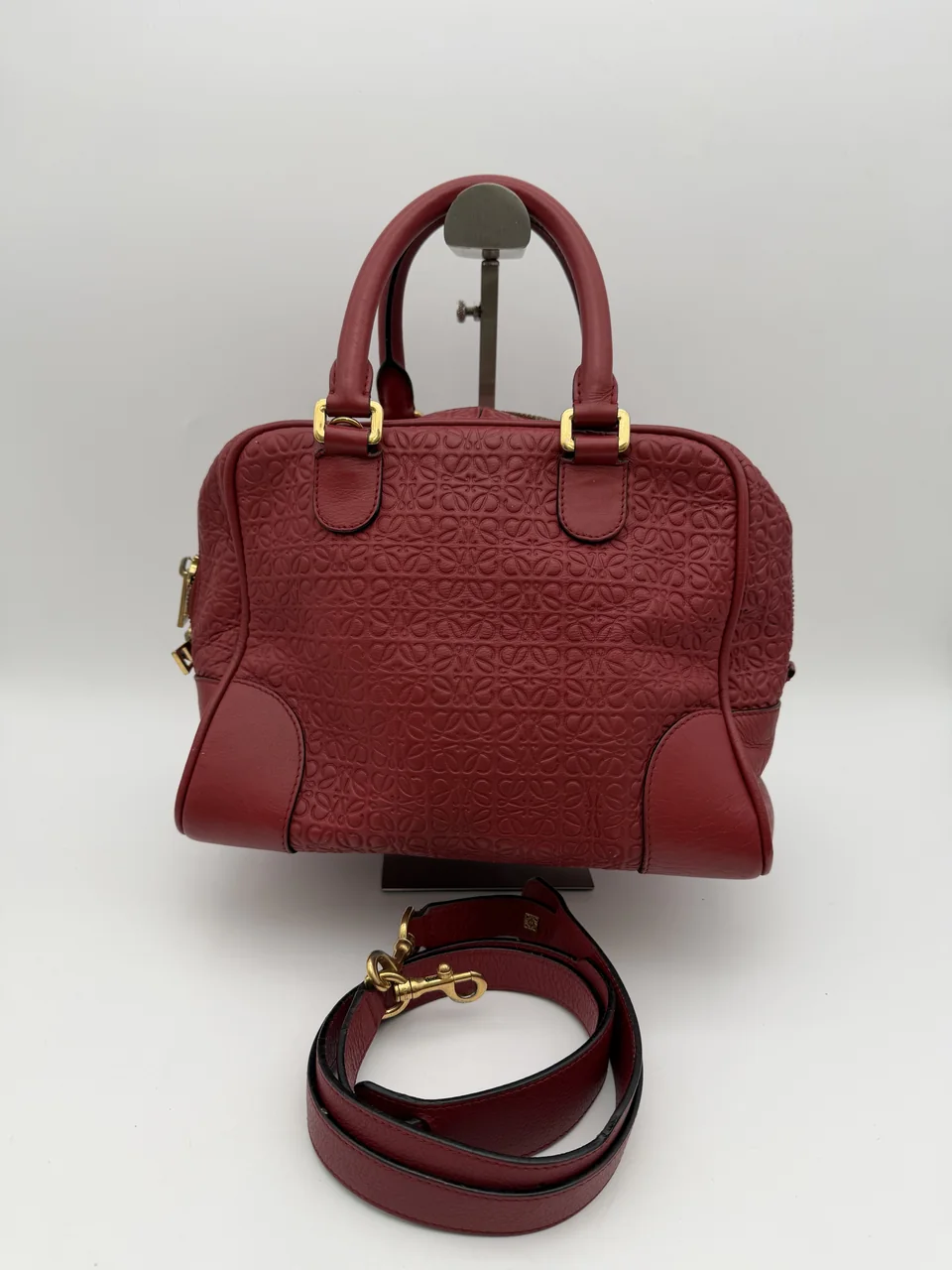 LOEWE AMAZONA TWO-WAY BAG (RED)