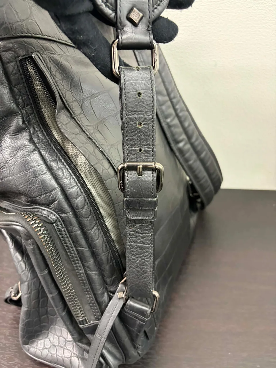 MCM BACKPACK (BLACK) view 7
