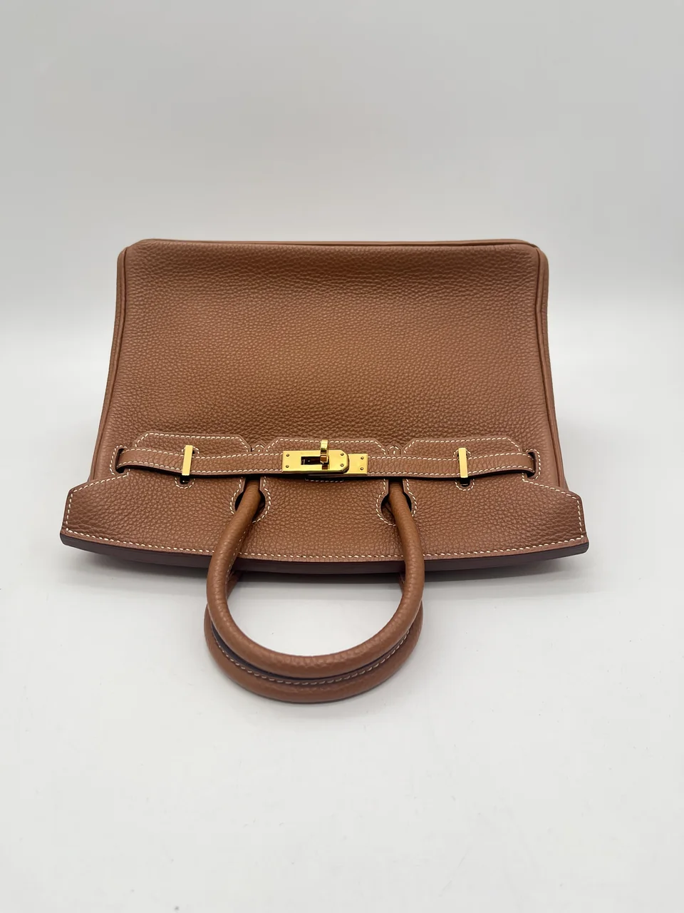 HERMES BIRKIN 25 (TOGO, GOLD, □M STAMP) view 4