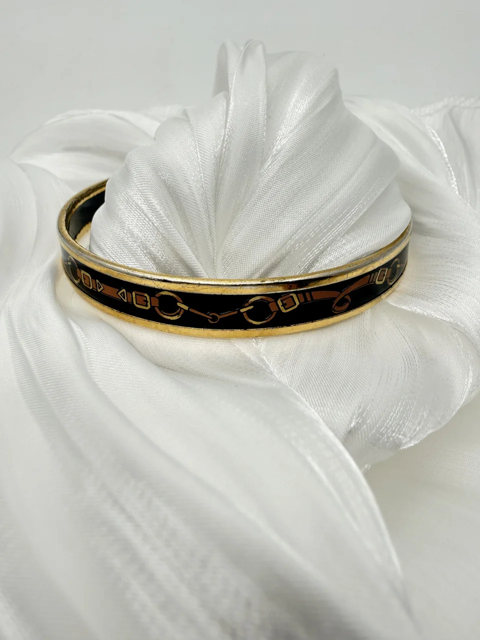 HERMES PM CLOISONNE BANGLE