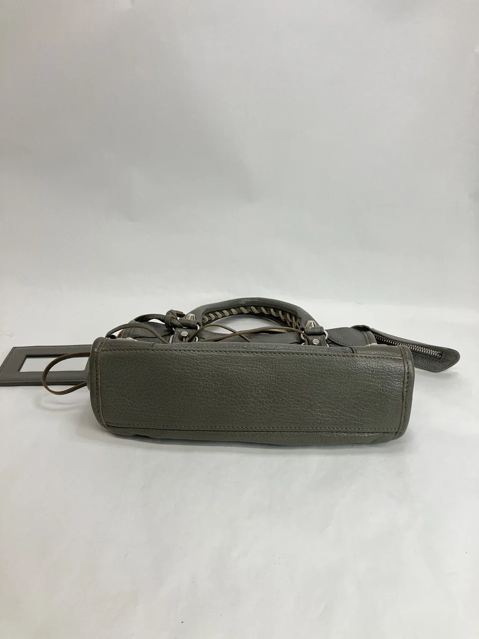 BALENCIAGA NEO CITY TWO-WAY MINI BAG (GRAY) view 6
