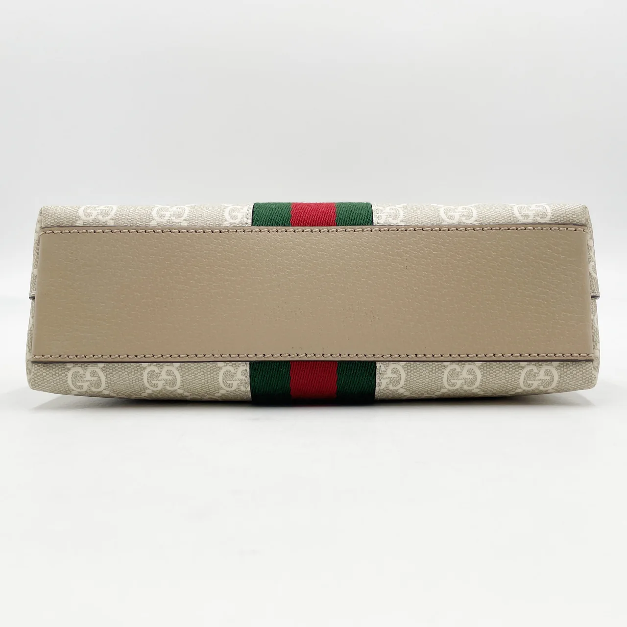 GUCCI GG SUPREME SHOULDER BAG (BEIGE) view 3