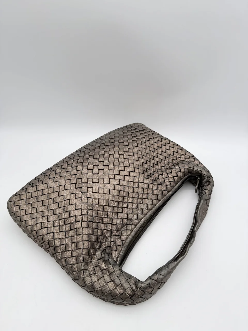 BOTTEGA VENETA INTRECCIATO HOBO (GOLD) view 9