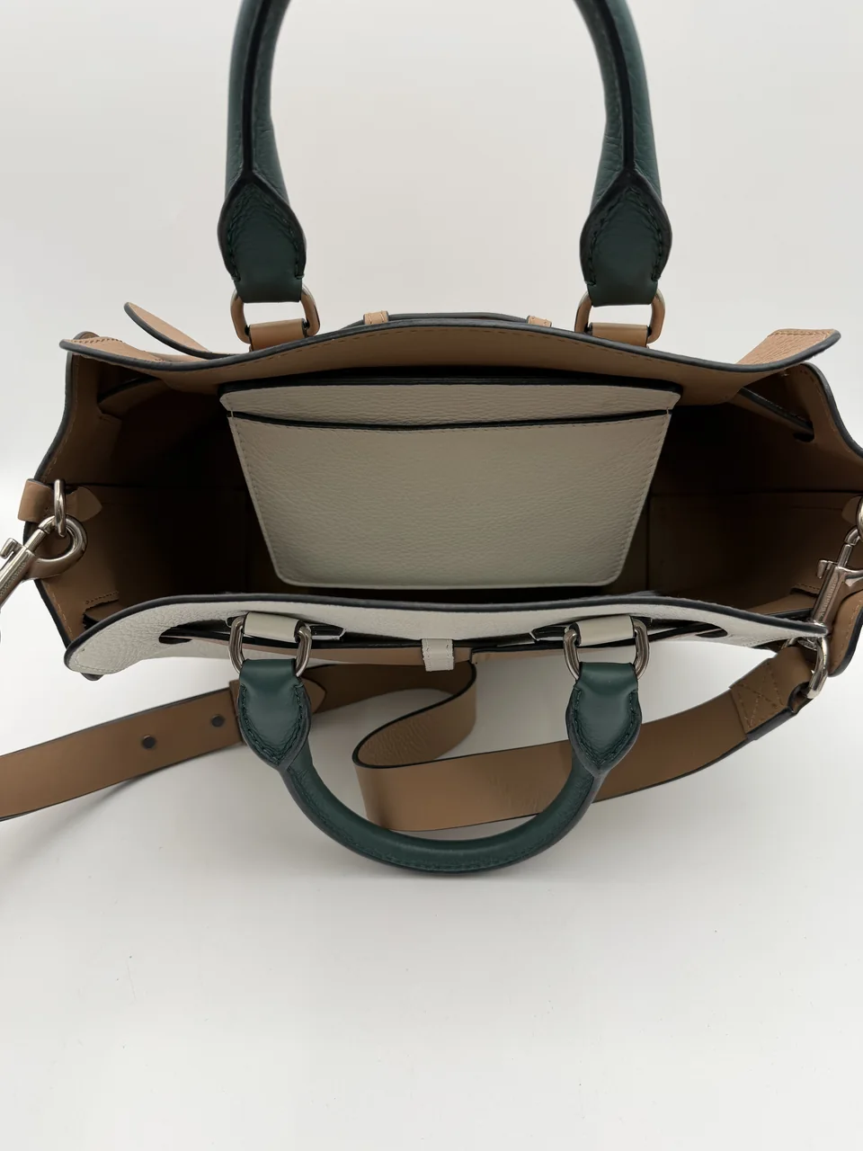 BURBERRY TWO-WAY BAG (BROWN) hover