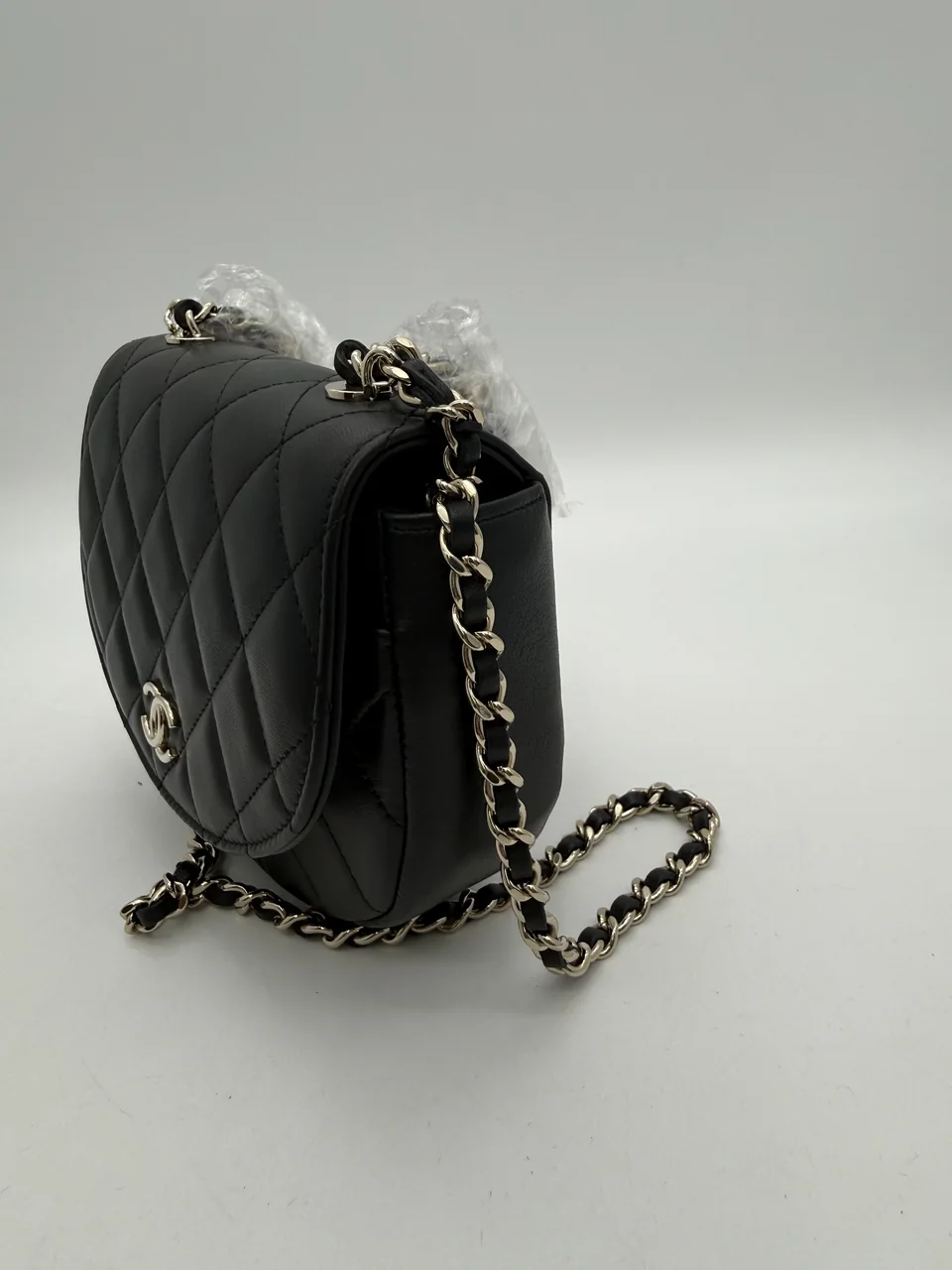 CHANEL LAMB SKIN MATELASSE TWO-WAY SHOULDER BAG view 16