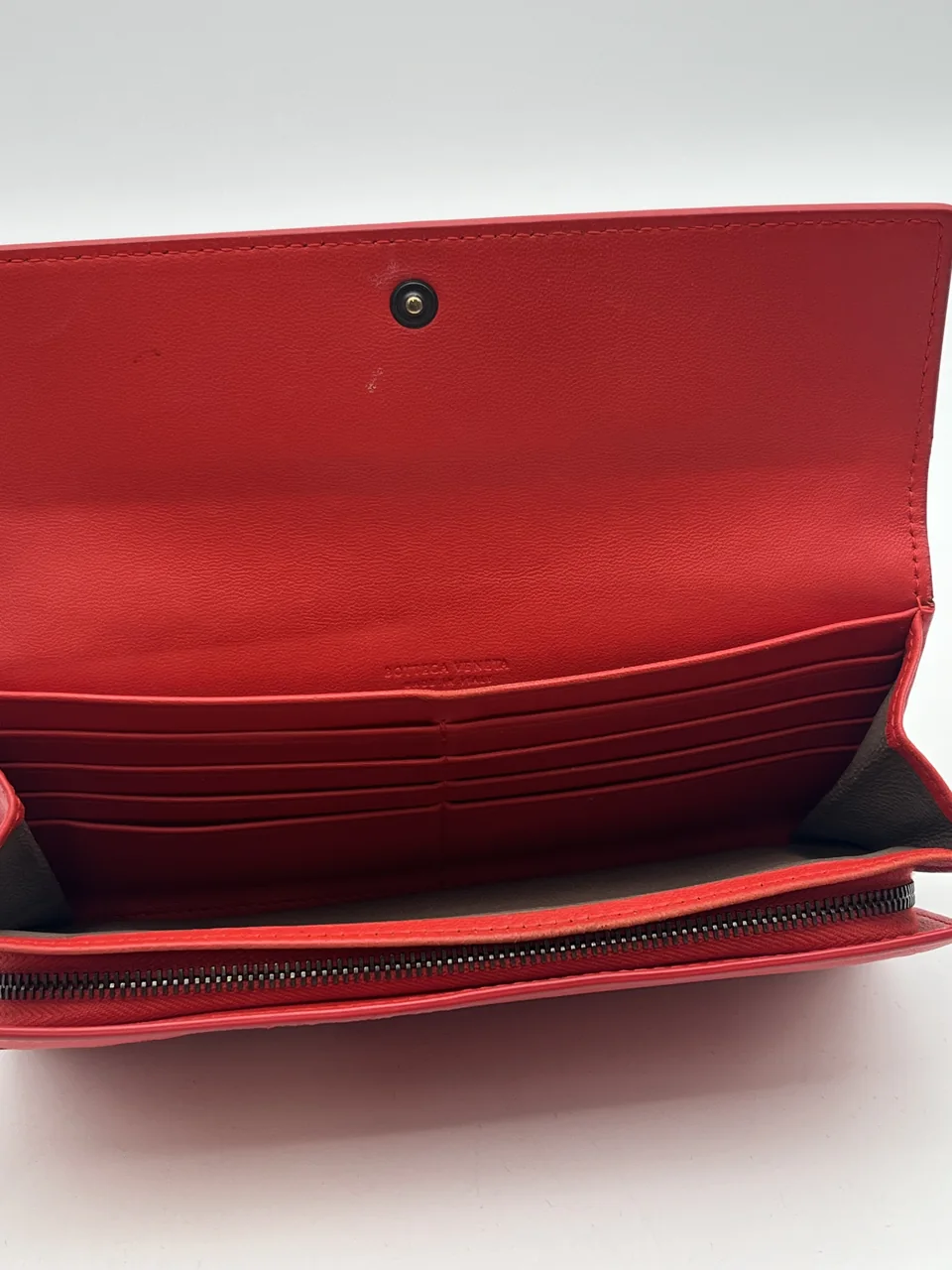 BOTTEGA VENETA INTRECCIATO WALLET (ORANGE) view 5