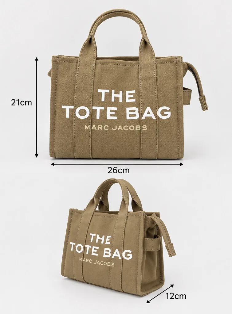 MARC JACOBS TOTE BAG (KHAKI) view 3