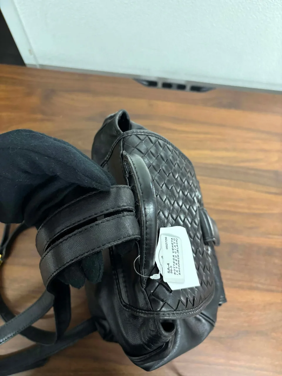BOTTEGA VENETA INTRECCIATO BACKPACK (BLACK) view 13