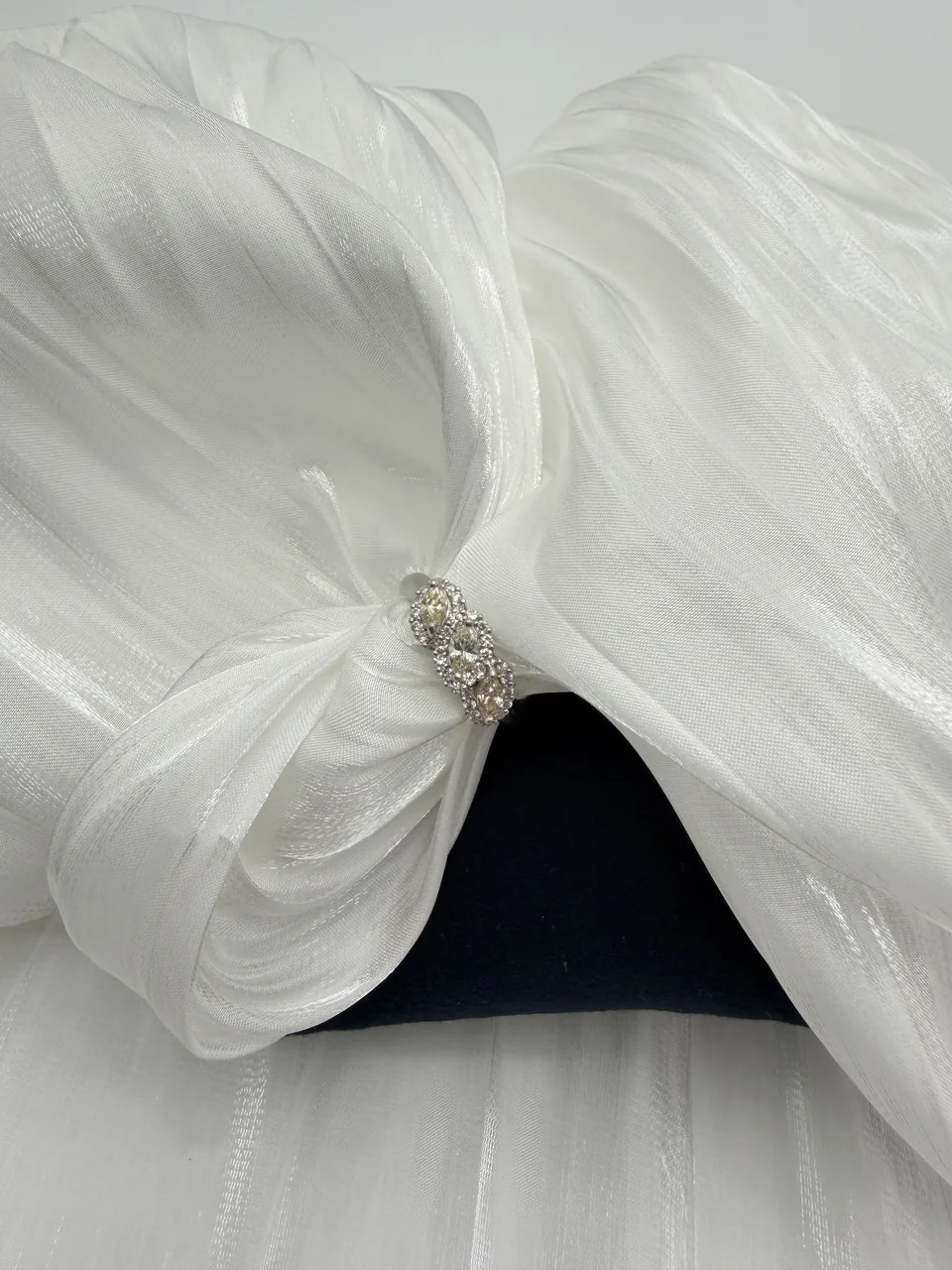 PT900 DIAMOND RING FD0.53CT 0.27CT 6.5G