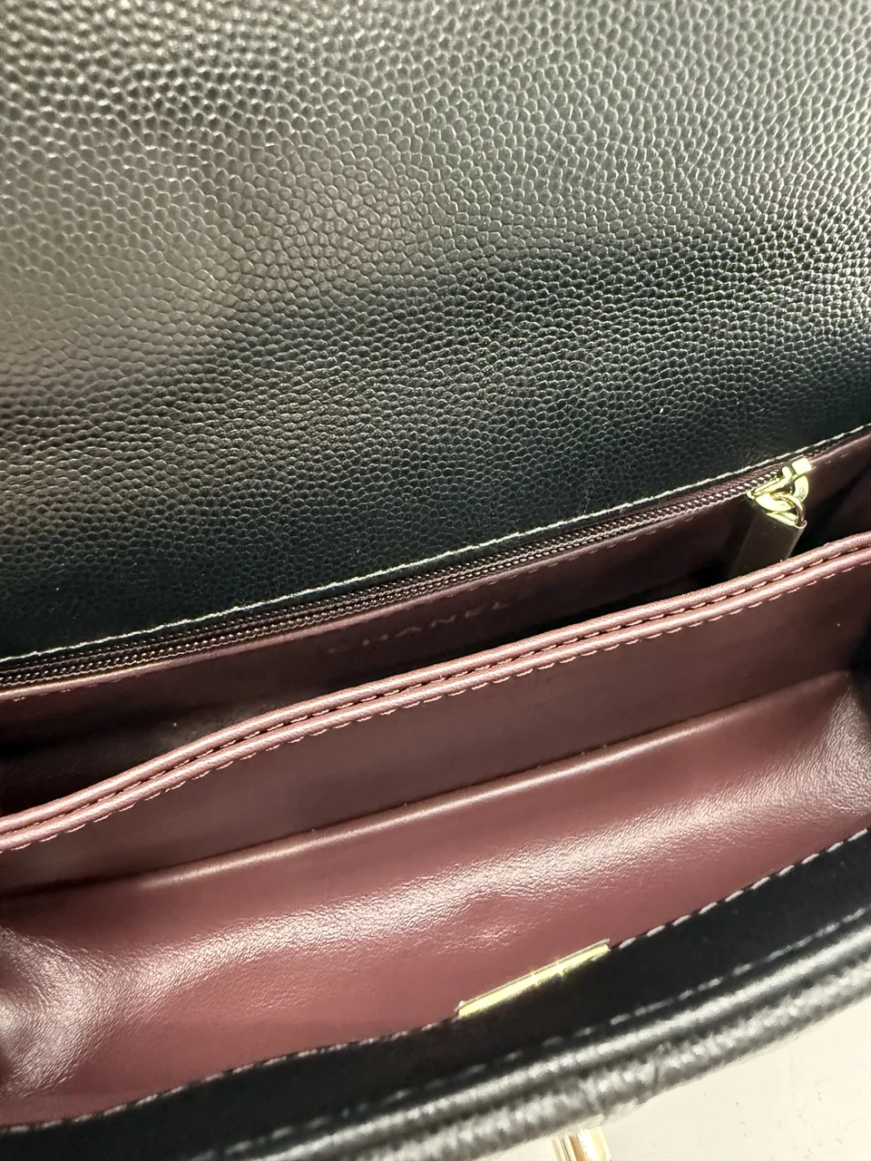 CHANEL CAVIAR COCO MARK SHOULDER BAG view 12