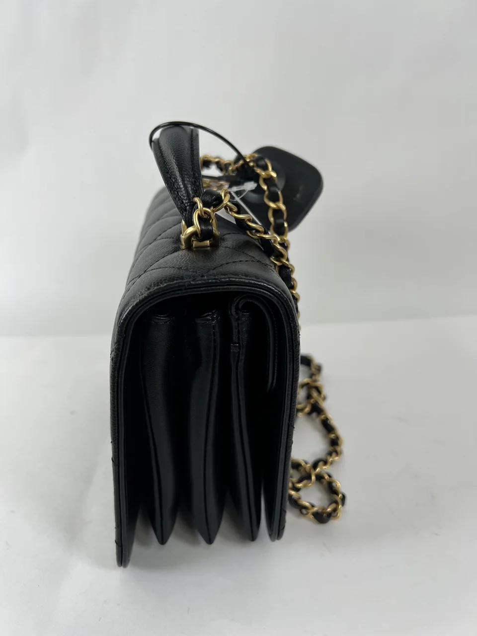 CHANEL CAVIAR MATELASSE FULL FLAP TOP HANDLE view 7