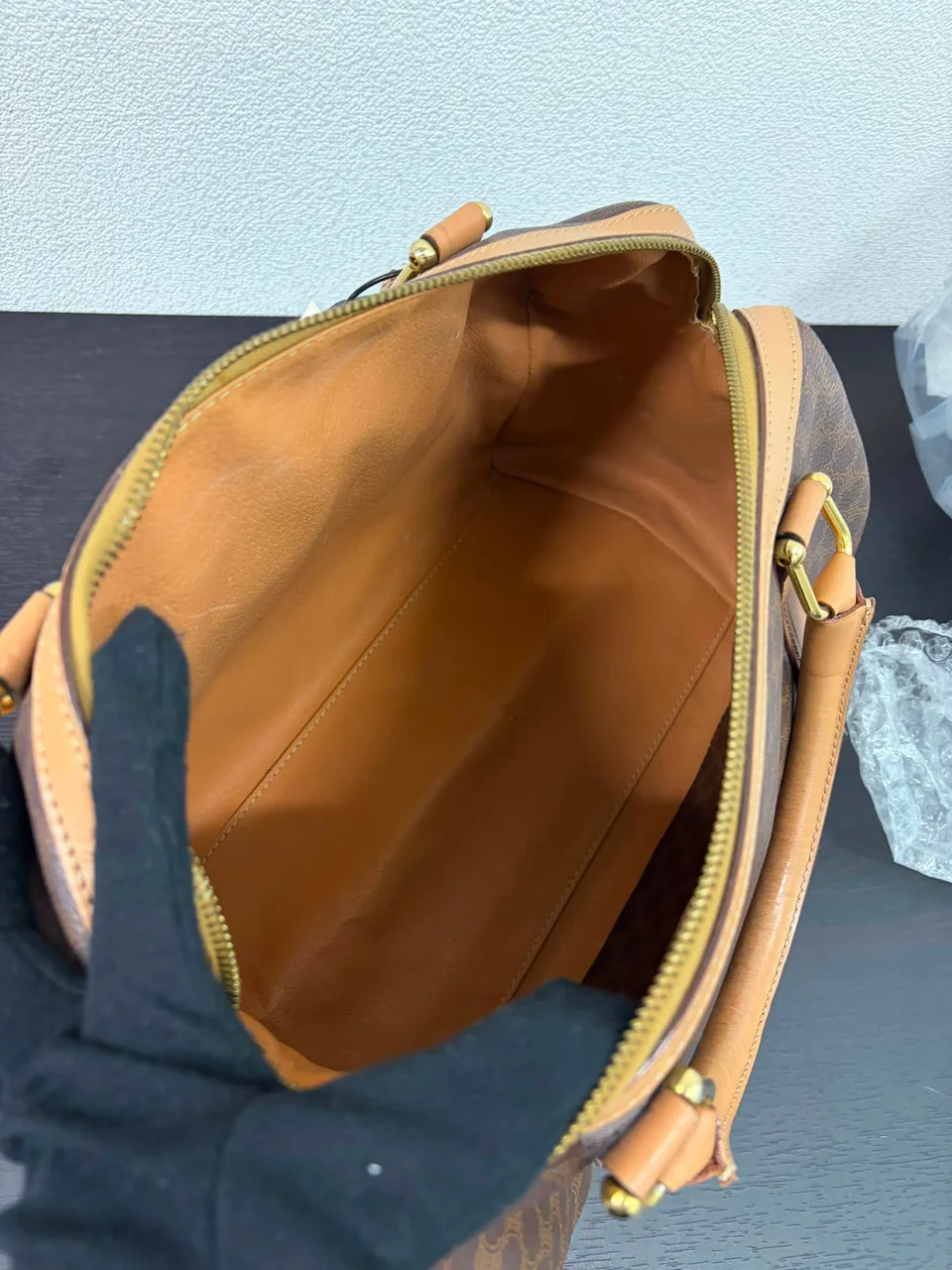 CELINE MACADAM BOSTON BAG view 3