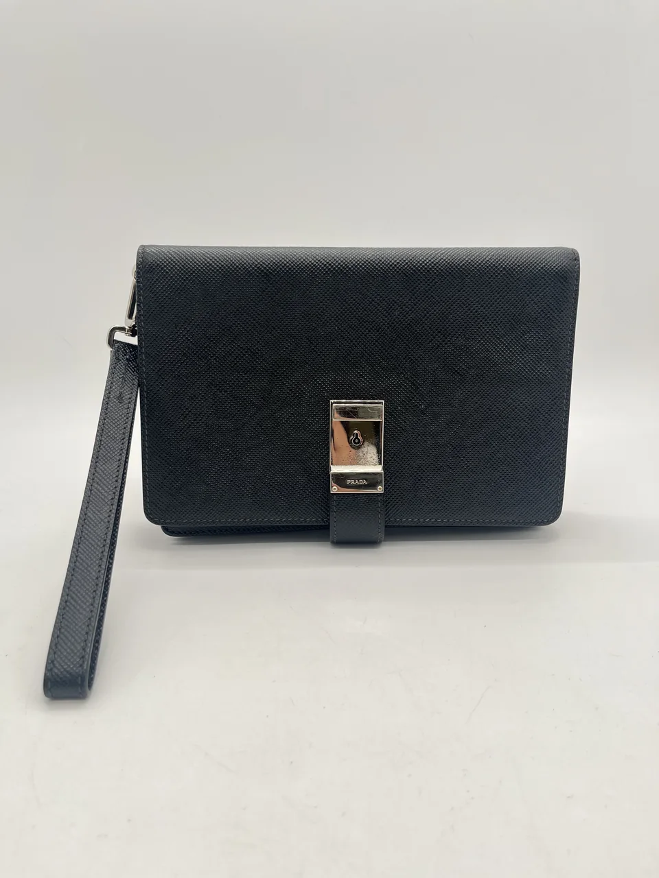 PRADA SAFFIANO HANDBAG (BLACK)
