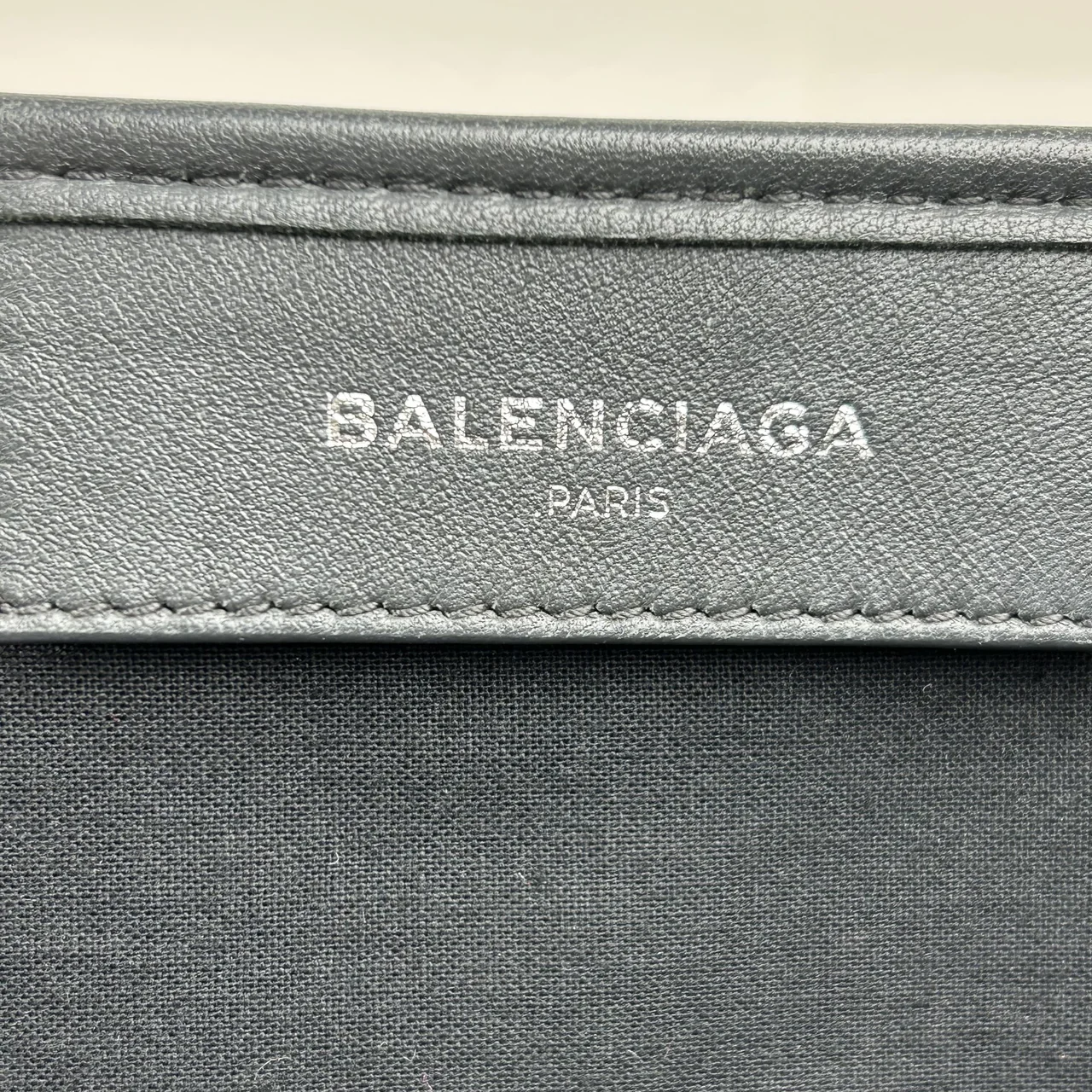 BALENCIAGA NAVY CABAS S (GRAY) view 8