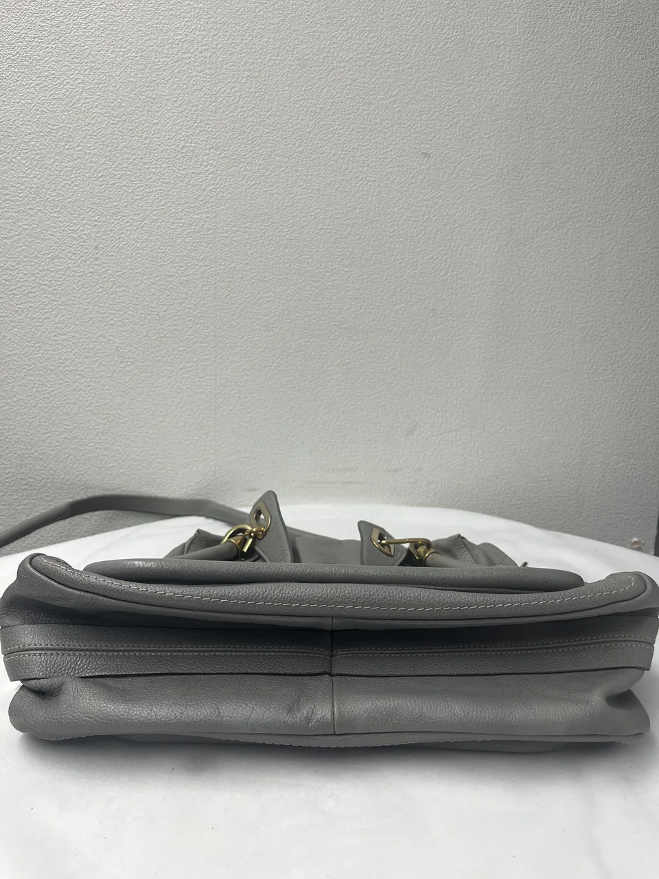 CHLOE PARATY TWO-WAY BAG (LIGHT GRAY) view 12