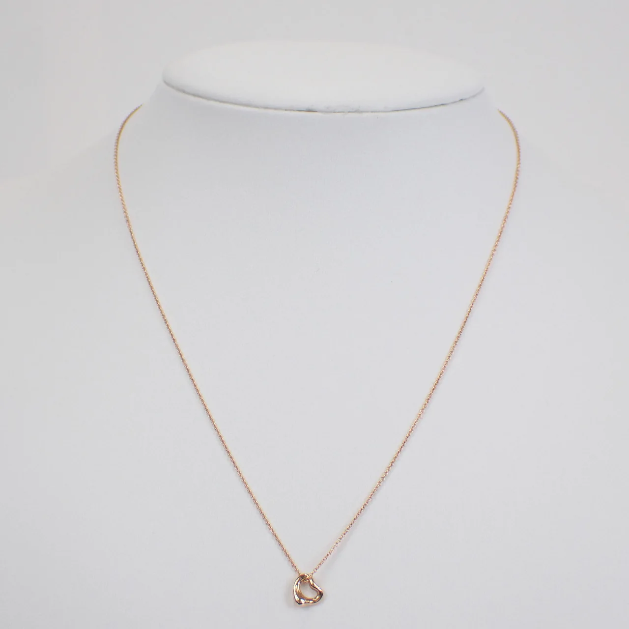 750PG TIFFANY&CO. OPEN HEART NECKLACE 1.6G hover