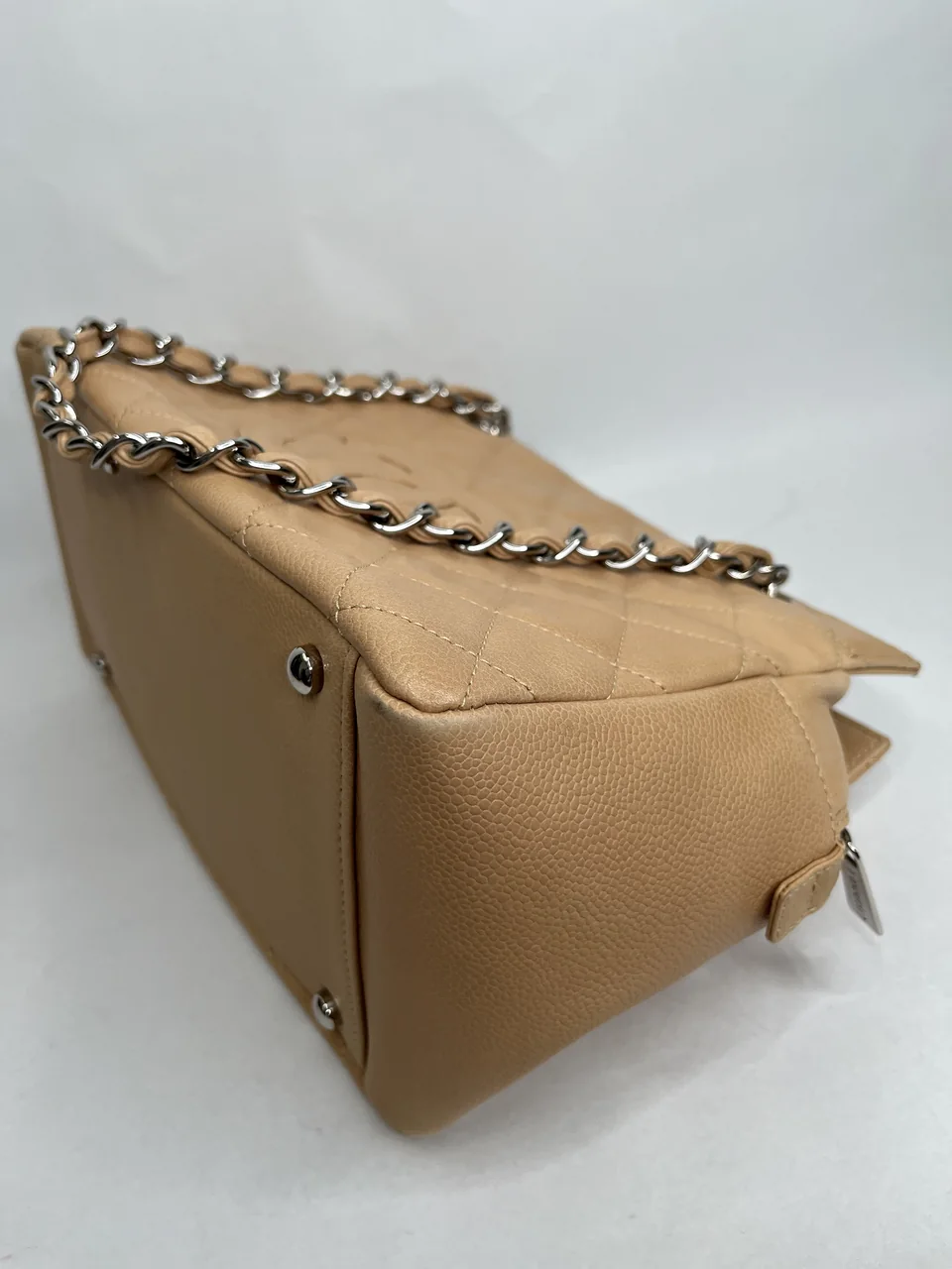CHANEL CAVIAR CHAIN TOTE BAG (12 SERIAL CODE) view 3