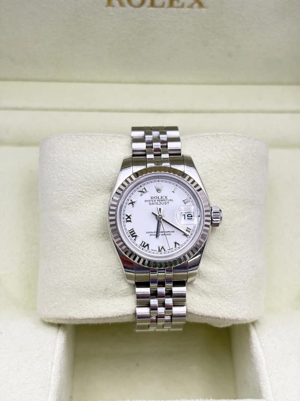 SS X WG/AT ROLEX DATEJUST (179174, D706733) view 5