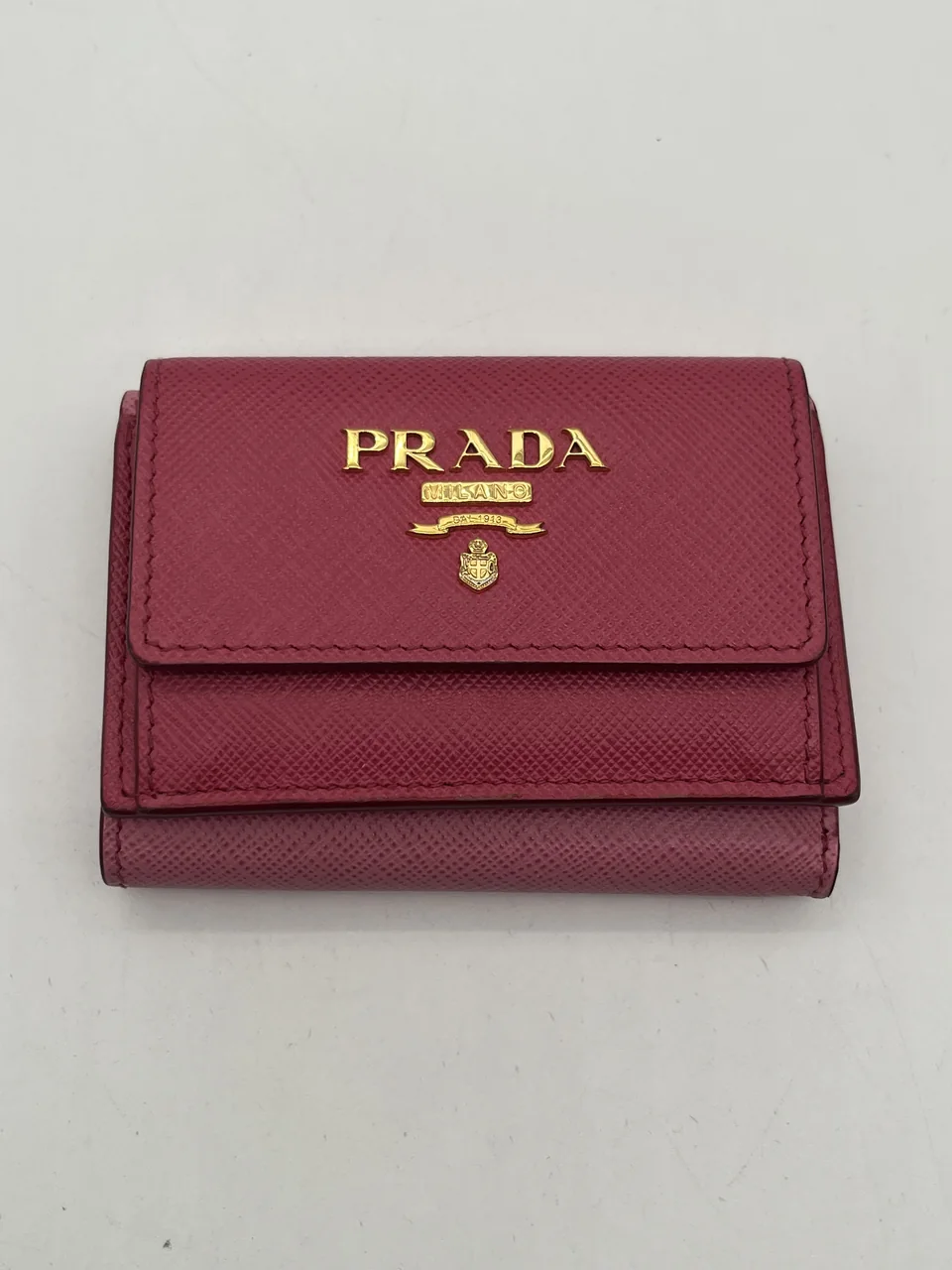 PRADA TRIFOLD WALLET (PINK)
