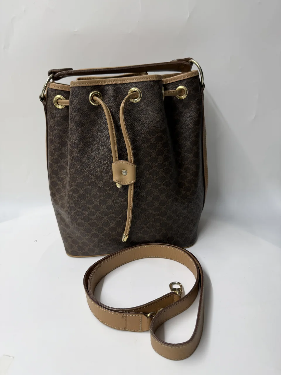 CELINE MACADAM BUCKET BAG view 10