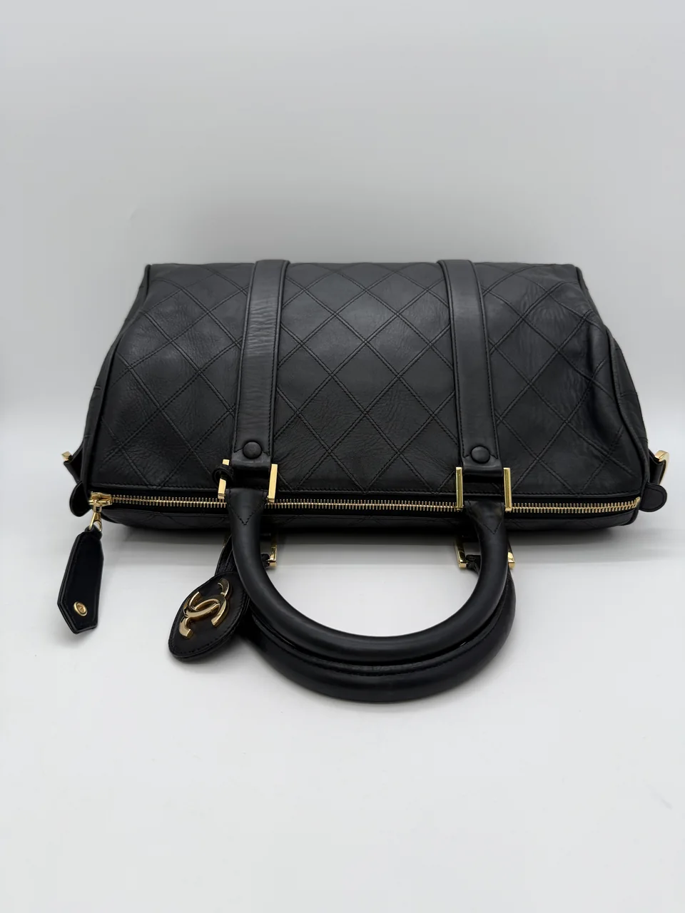 CHANEL CALF SKIN HANDBAG view 7