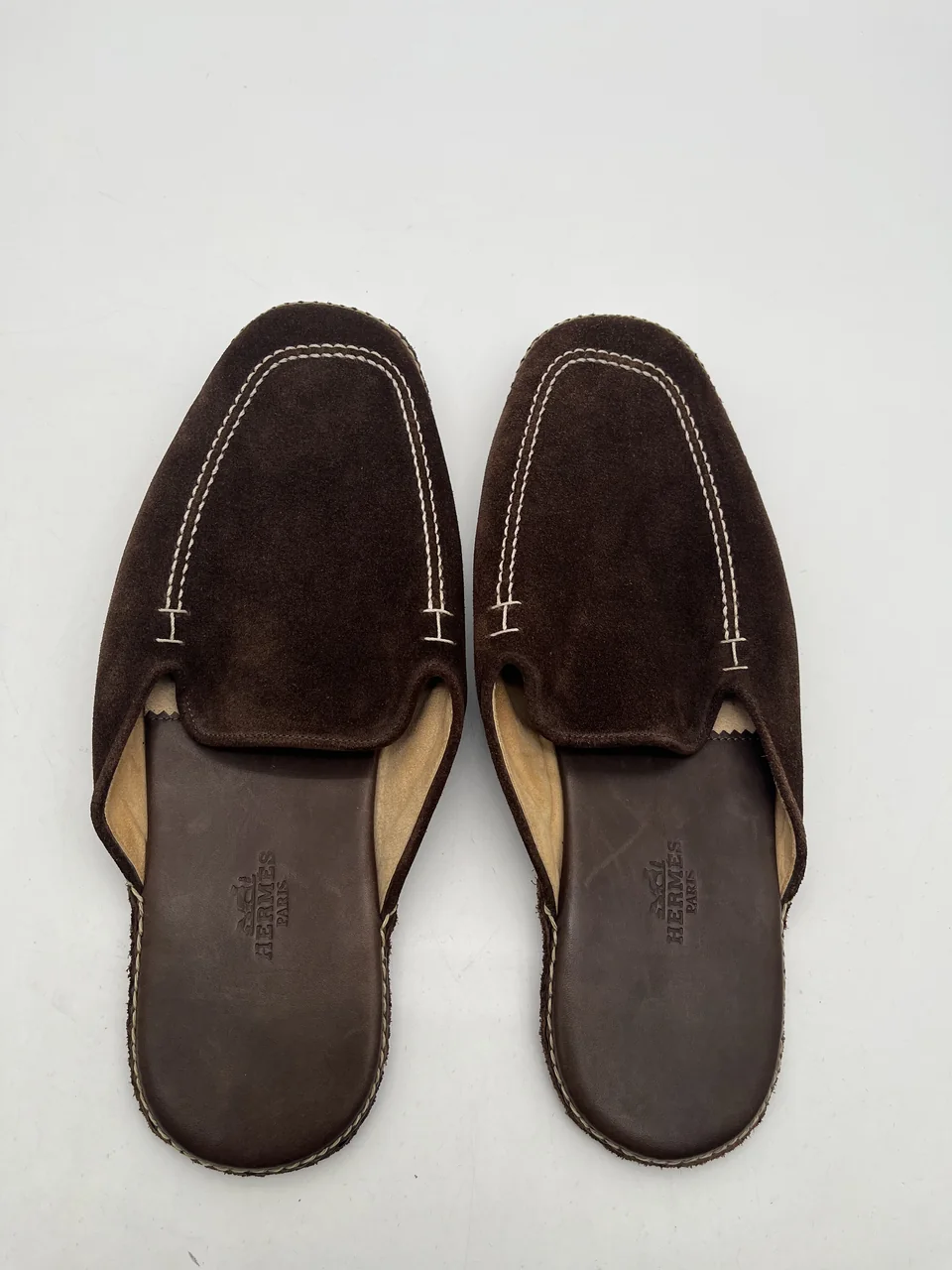 HERMES MULES (BROWN)