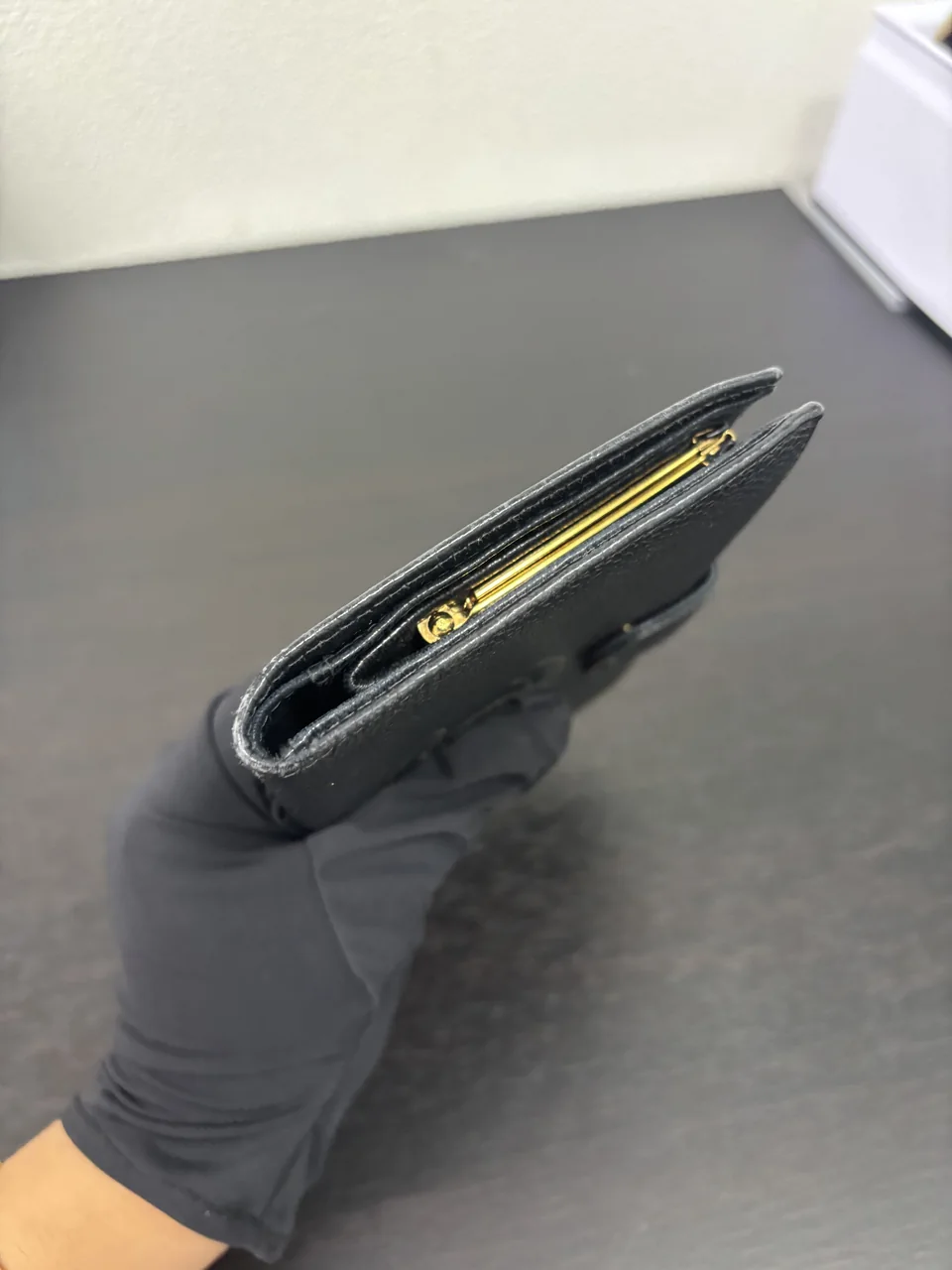 CHANEL CAVIAR TIMELESS CC BIFOLD LONG WALLET (6 SERIAL CODE) view 6