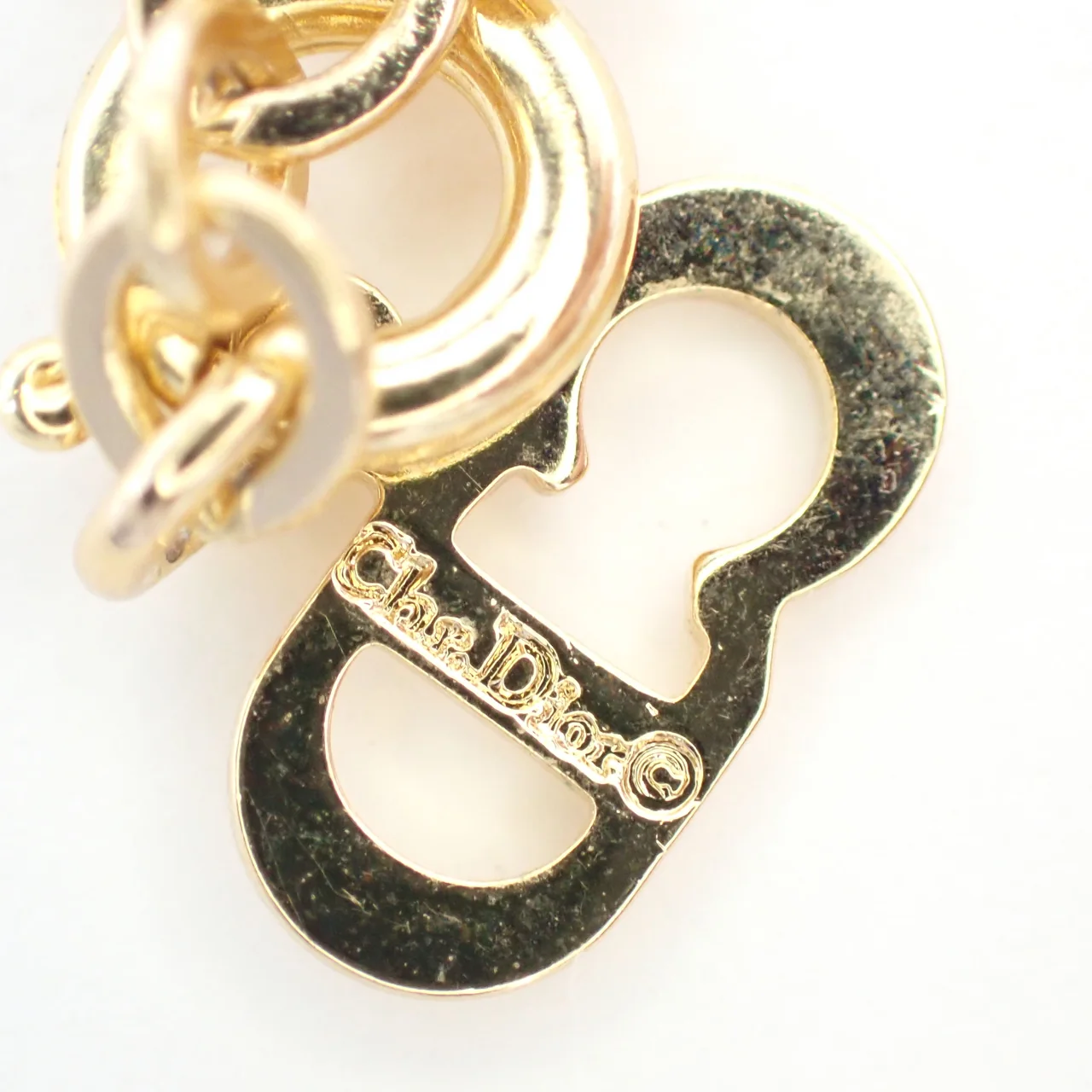 DIOR LOGO NECKLACE view 6