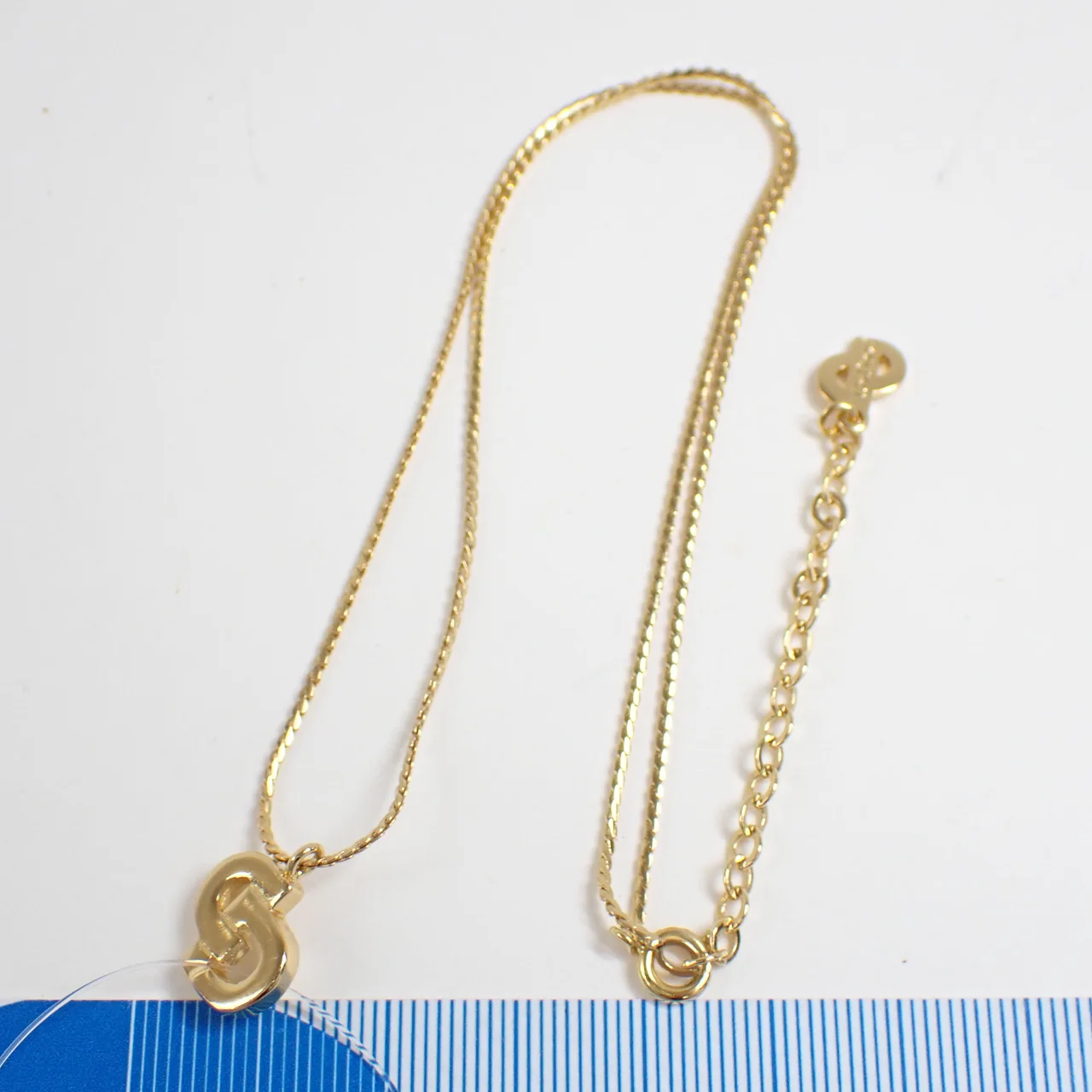 DIOR LOGO NECKLACE hover