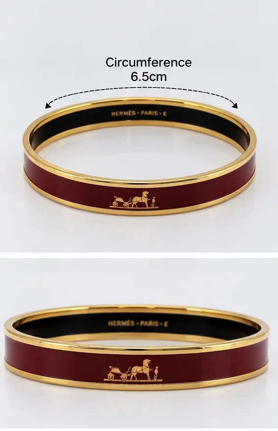 HERMES EMAILLE BANGLE HERMES view 3