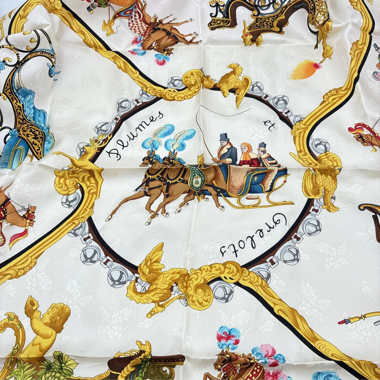 HERMES SCARF (RED) view 6