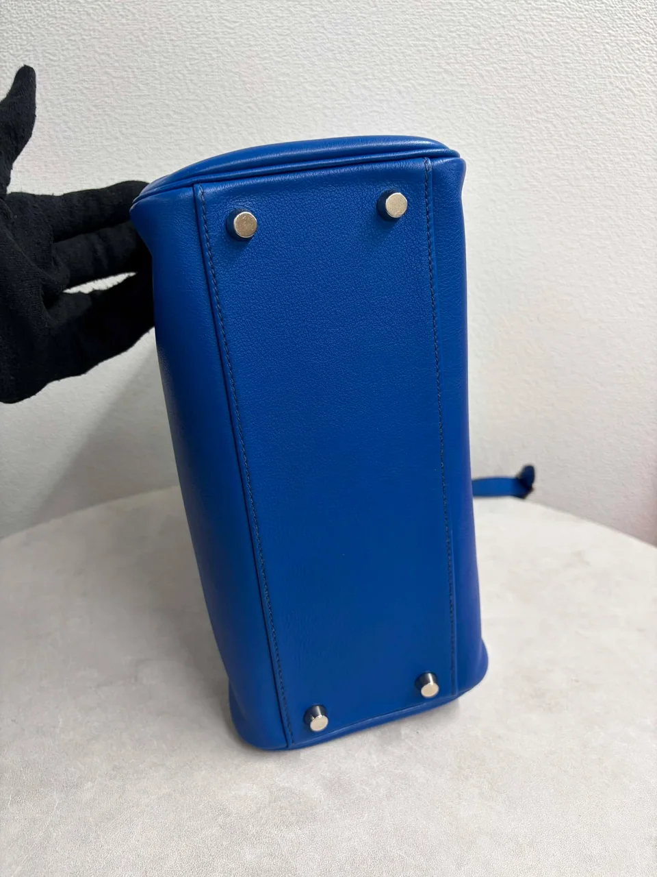 HERMES KELLY SPORTS MM (SWIFT, BLUE, □E STAMP) view 9